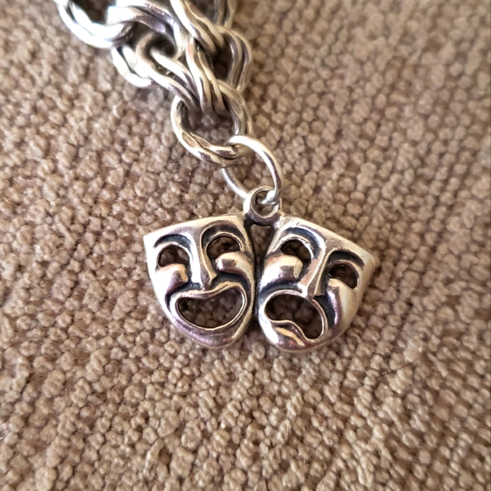 James Avery Retired Smile Now Cry Later Charm